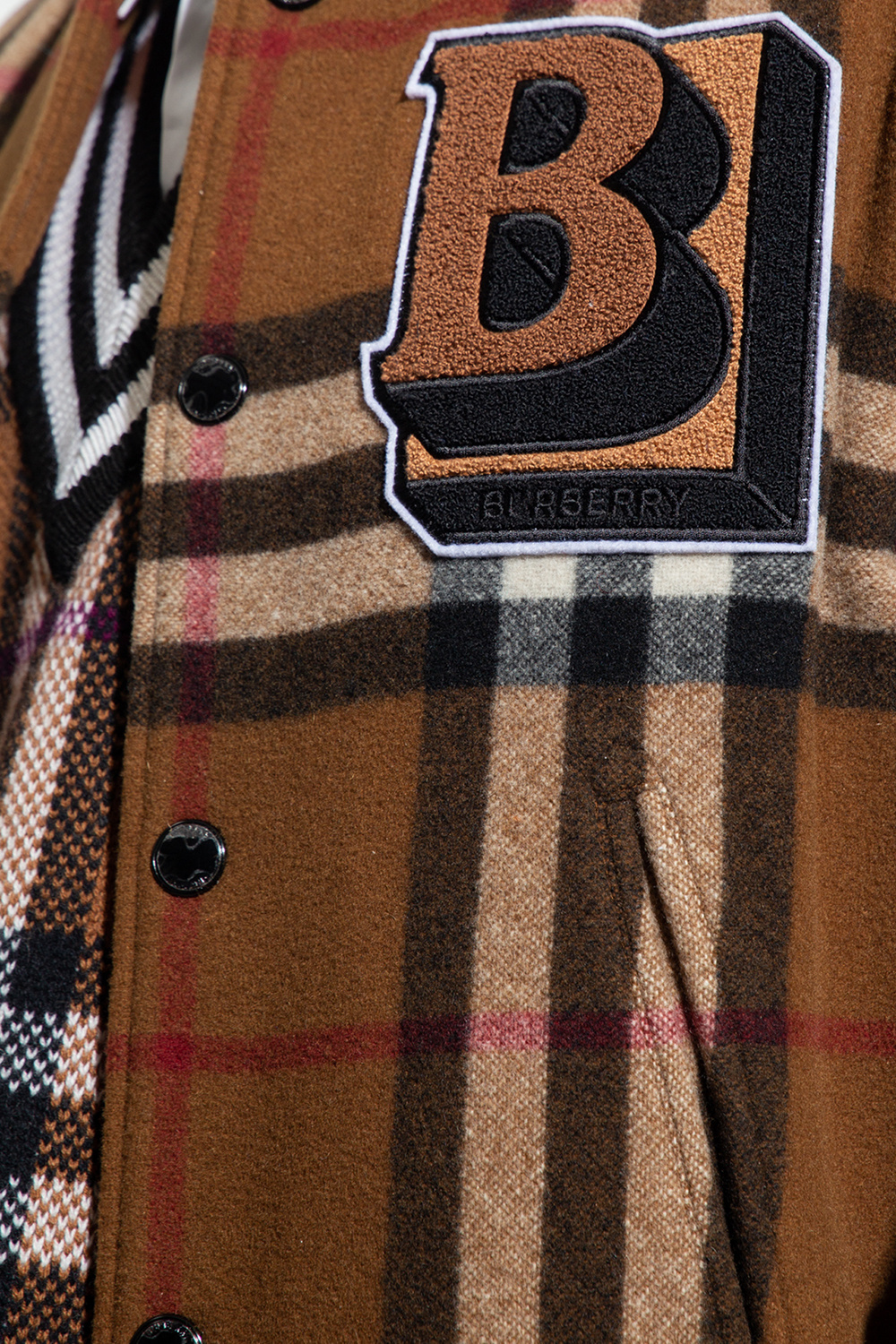 Puffer jacket with logo Burberry - Burberry Single Breasted